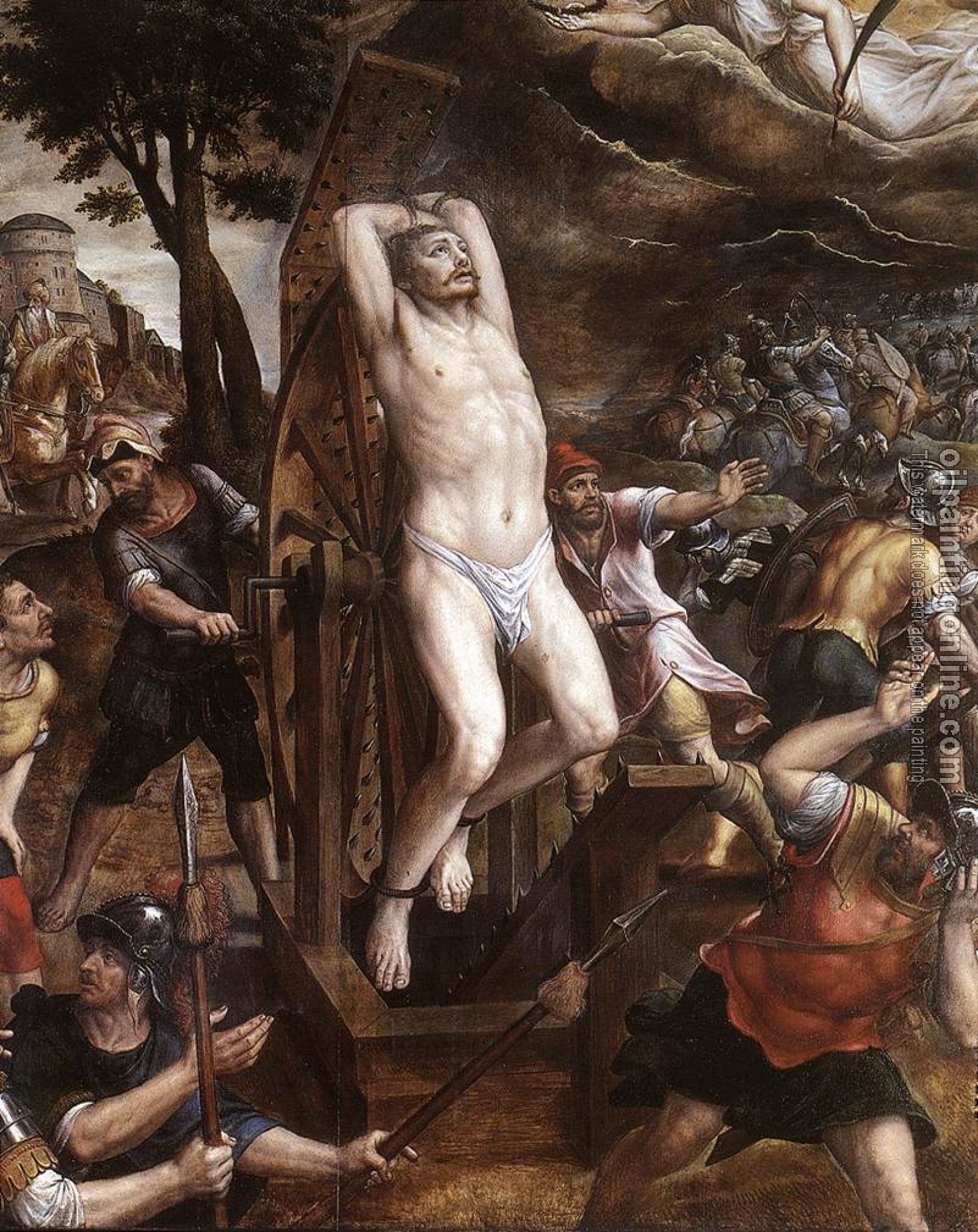 Michiel van Coxcie - The Torture Of St George